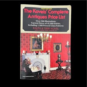 The Kovel’s Complete Antiques Price List/Guide Tenth Exition 1977 paperback.